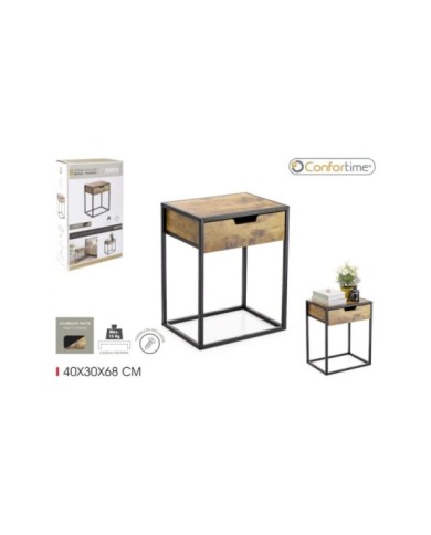 MESITA AUXILIAR C/CAJON 40X30X68CM CONFORTIME