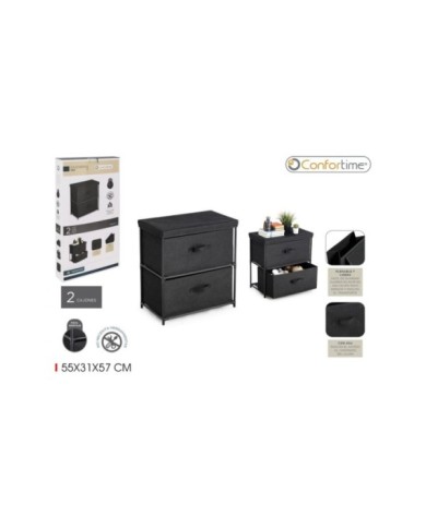 CAJONERA TNT 2 CAJONES 55X30X50CM CONFORTIME