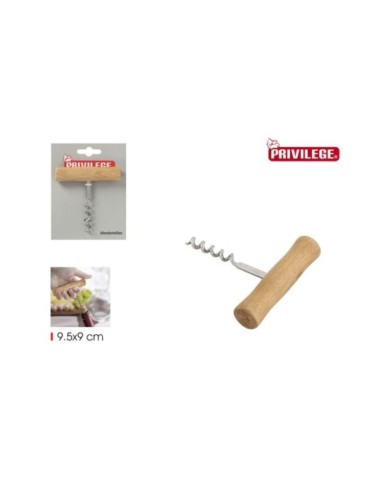 ABREBOTELLAS MANGO MADERA PRIVILEGE