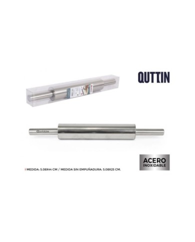 48 RODILLO AMASAR INOX 5.08X25CM QU