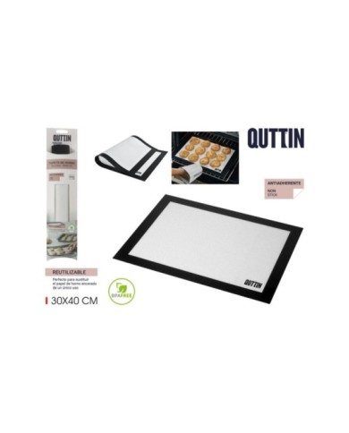 PRB TAPETE HORNO SILICONA 30X40CM QUTTIN