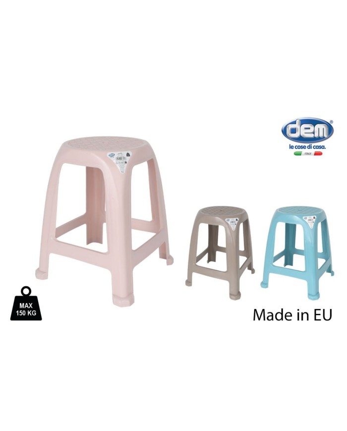 TABURETE 33.5X37.5X45.5cm COLORES