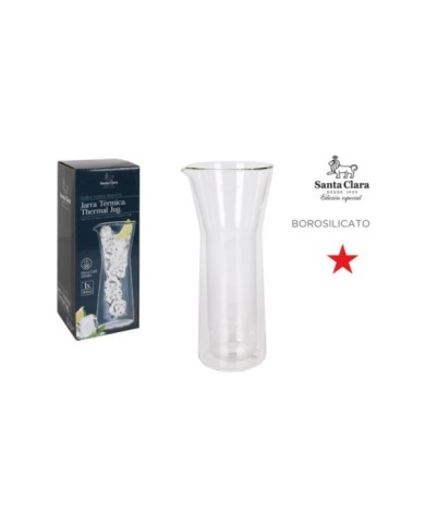 Y JARRA AGUA BORO.900ML SANTA CLARA