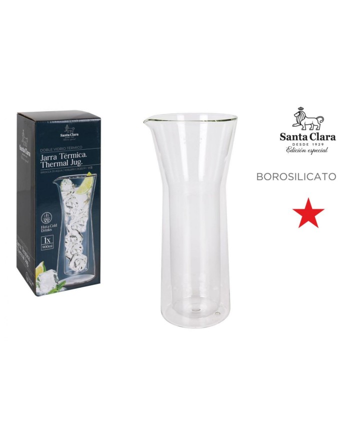 Y JARRA AGUA BORO.900ML SANTA CLARA