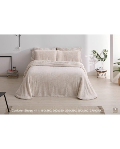 Colcha edredón invierno, 441 Crudo