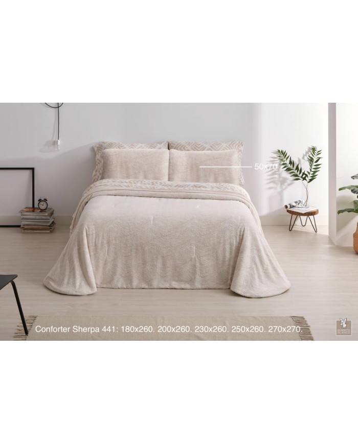 Colcha edredón invierno, 441 Crudo