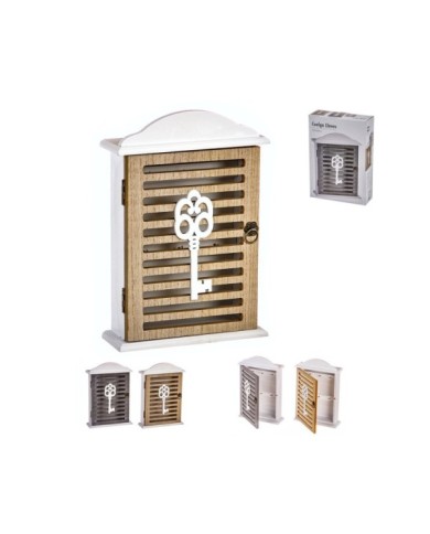 CUELGA LLAVES MADERA 28 cm SURT /2