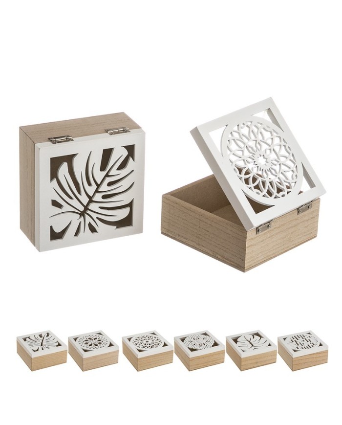 CAJITA MADERA TROQUELADA SURT/6