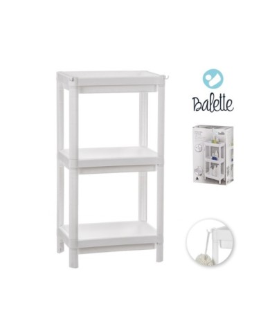ESTANTERIA PLASTICO 3 BALDAS