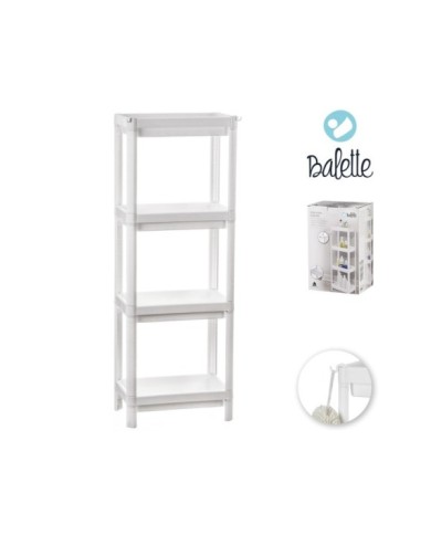 ESTANTERIA PLASTICO 4 BALDAS