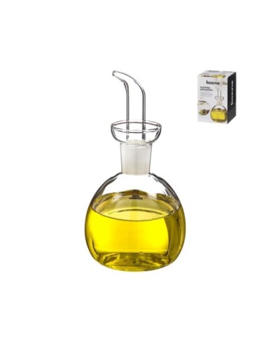 ACEITERA CRISTAL ANTIGOTEO REDONDA 500 ml