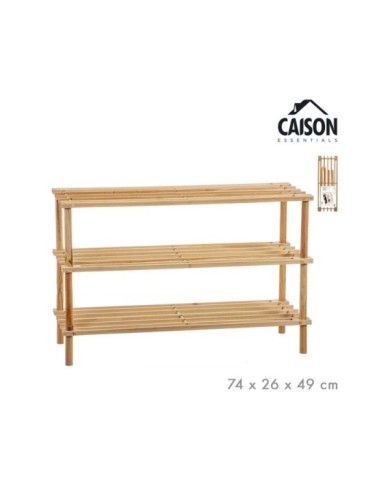 ZAPATERO MADERA 3 ESTANTES