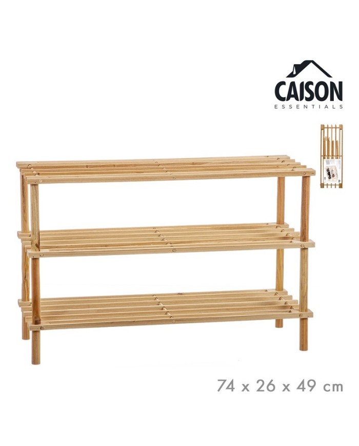 ZAPATERO MADERA 3 ESTANTES