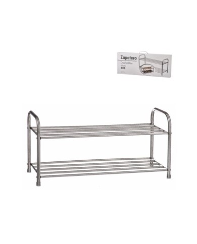 ZAPATERO 2 BALDAS ACERO INOXIDABLE