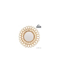 ESPEJO PARED RATAN EIRA Ø40 cm