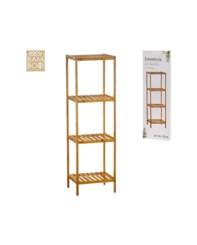 ESTANTERIA BAMBU 4 BALDAS