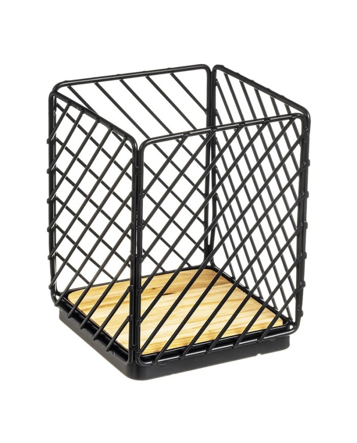 CUBERTERO METAL/MADERA 14 cm