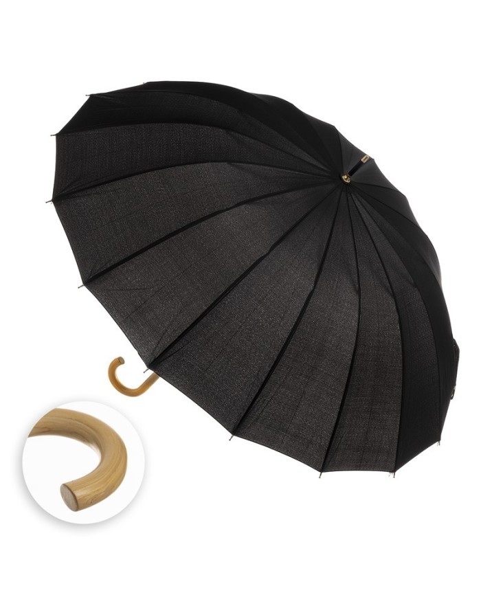 PARAGUAS NEGRO 16 VARILLAS