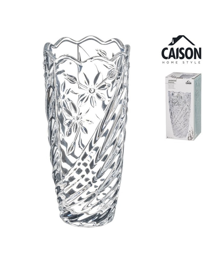 JARRON CRISTAL HERMES 30x13 cm