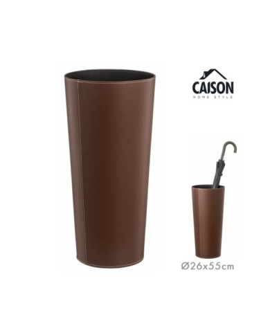 PARAGÜERO POLIPIEL MARRON REDONDO 55 cm