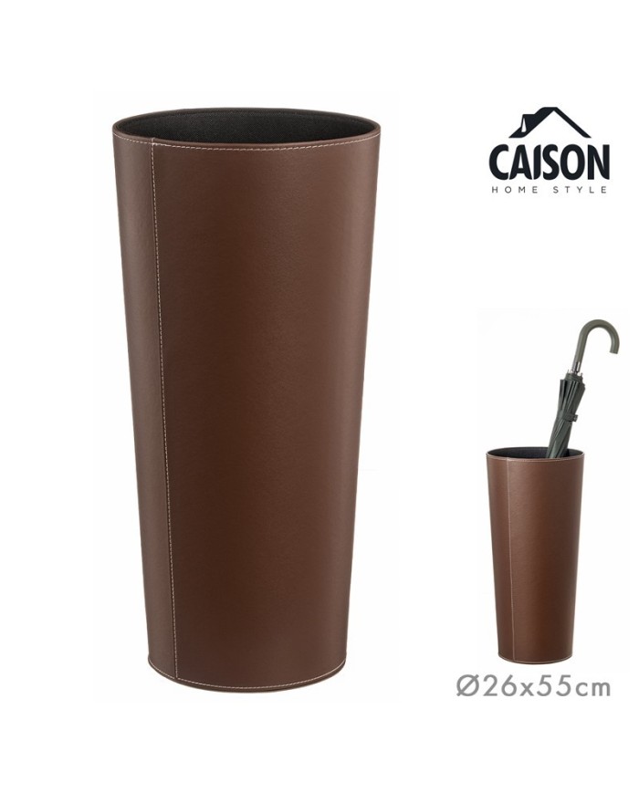 PARAGÜERO POLIPIEL MARRON REDONDO 55 cm