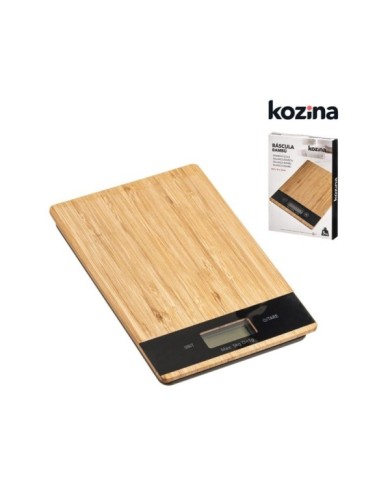 BASCULA COCINA BAMBU 21,5 cm 5 kg