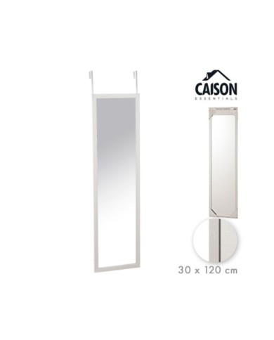ESPEJO PUERTA 30x120 cm BLANCO