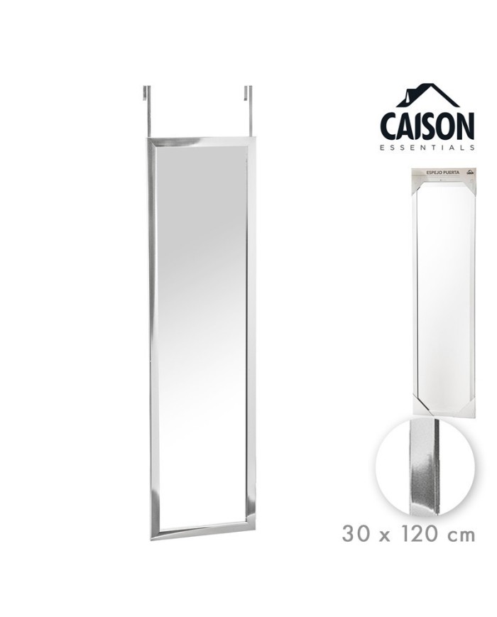 ESPEJO PUERTA 30x120 cm PLATEADO