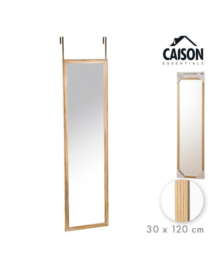 ESPEJO PUERTA 30x120 cm NATURAL