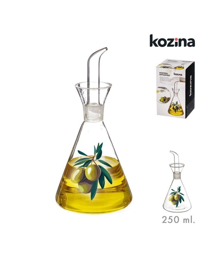 ACEITERA CRISTAL ANTIGOTEO 250 ml ANTIQUE