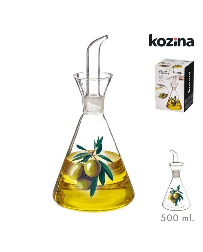 ACEITERA CRISTAL ANTIGOTEO 500 ml ANTIQUE