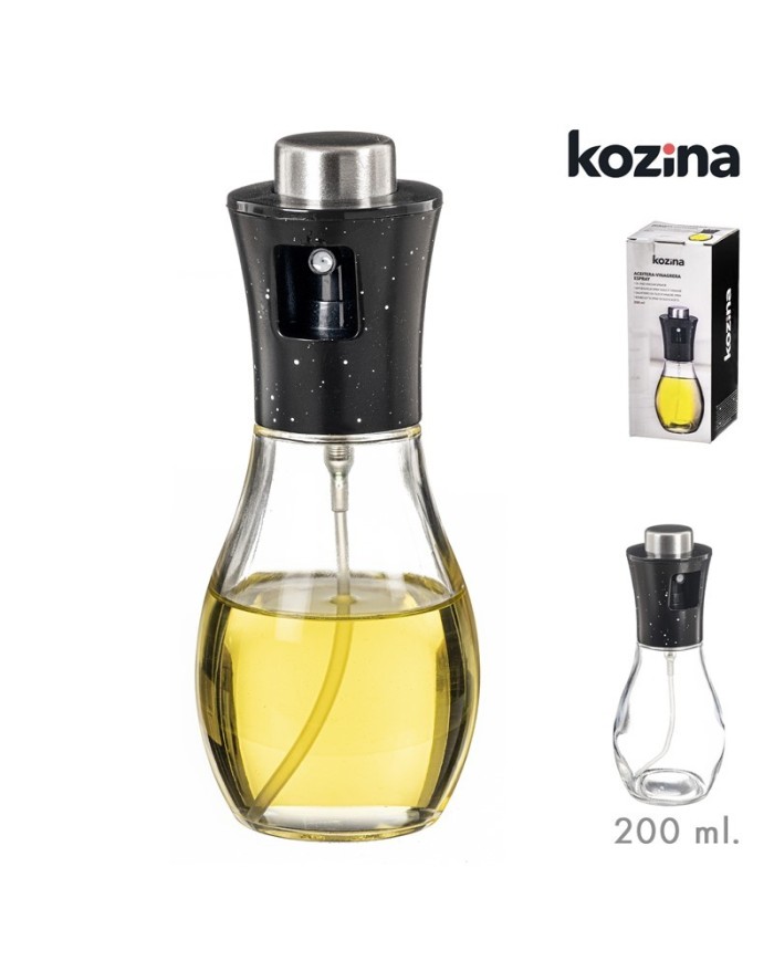ACEITERA-VINAGRERA SPRAY 200 ml NEGRO