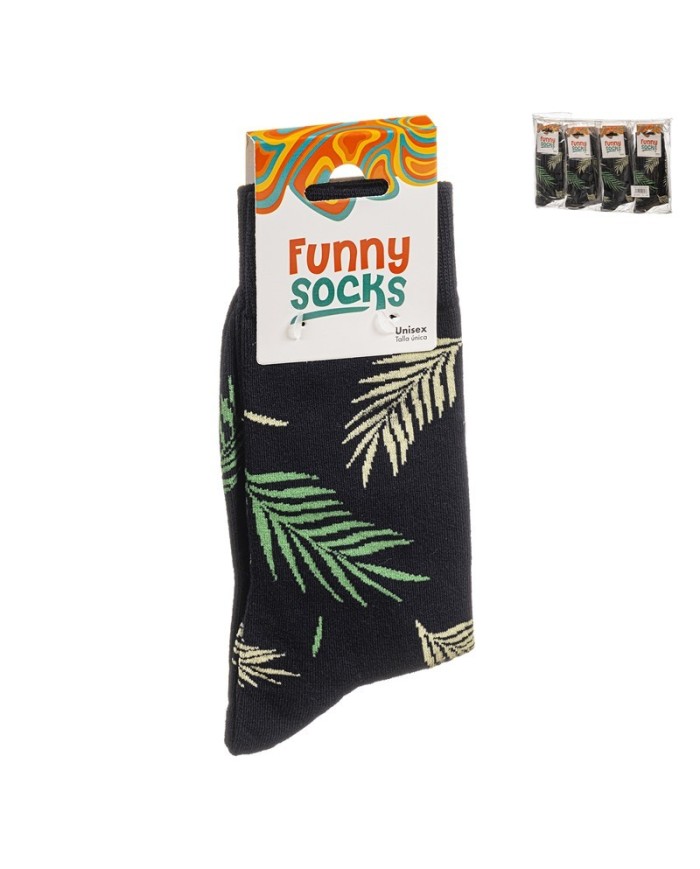 1 PAR CALCETINES PALMERA