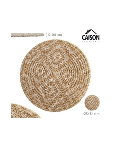 BAJOPLATO ALGODÓN TERRACOTA Ø30 cm