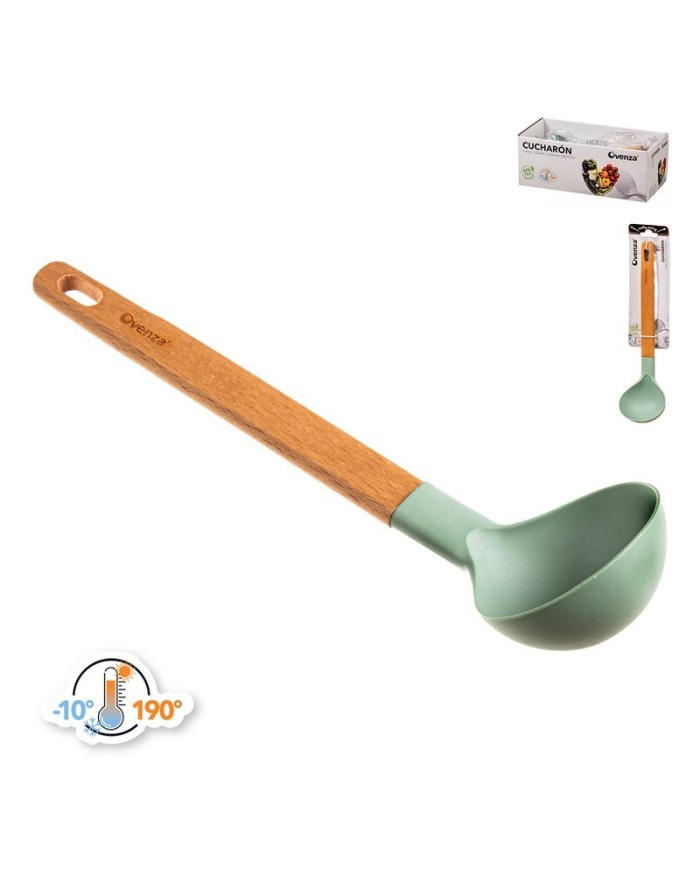 CUCHARON PBT+MANGO MADERA
