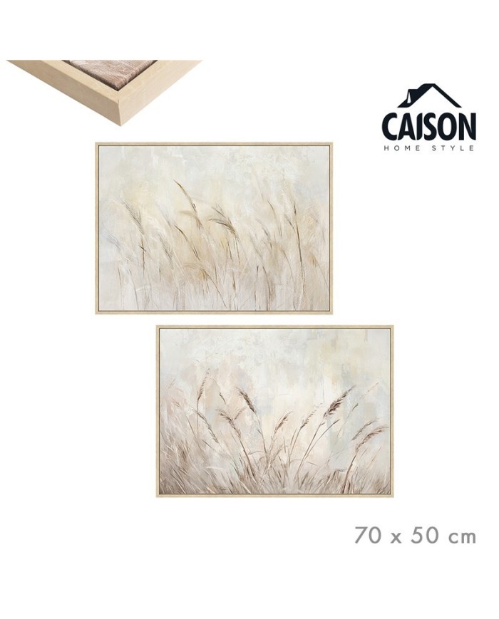 CUADRO OLEO CON MARCO TIGRE 70 X 50 CM SURT/2