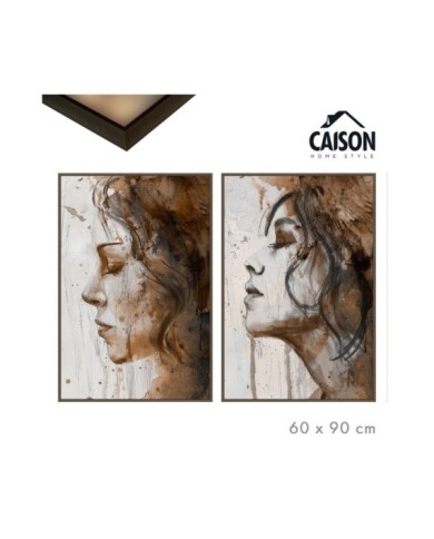 CUADRO OLEO CON MARCO CARA 60 X 90 CM SURT/2