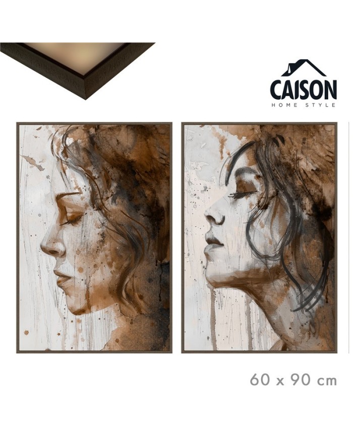 CUADRO OLEO CON MARCO CARA 60 X 90 CM SURT/2