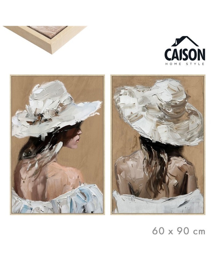 CUADRO OLEO CON MARCO PAMELA 60 X 90 CM SURT/2