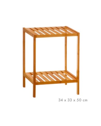 ESTANTERIA BAMBU 2 BALDAS