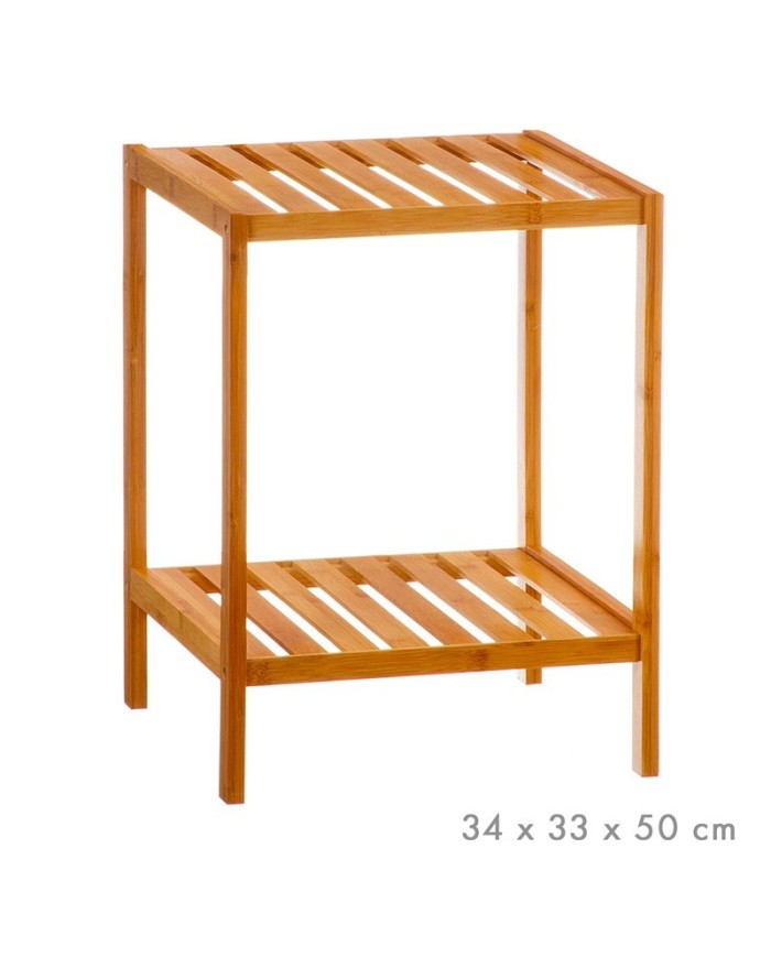 ESTANTERIA BAMBU 2 BALDAS