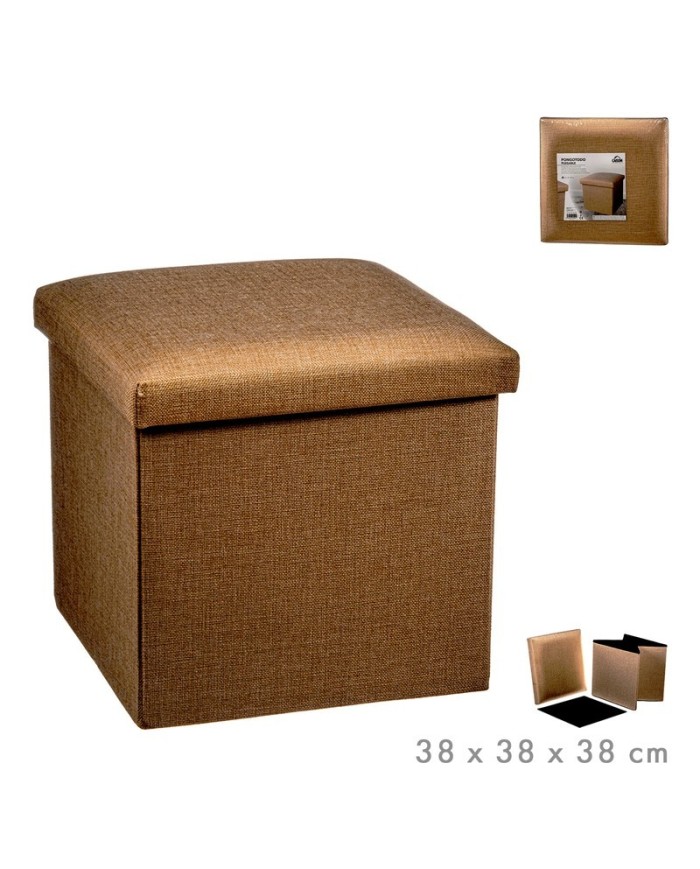 PONGOTODO PLEGABLE 38 X 38 CM MARRON