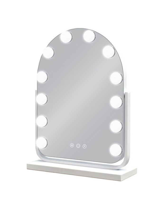 ESPEJO HOLLYWOOD LINDA BLANCO30 X 40 CM