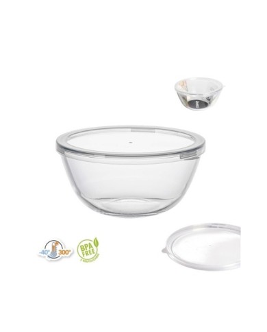 FIAMBRERA BOROSILICATO REDONDA 2100 ML