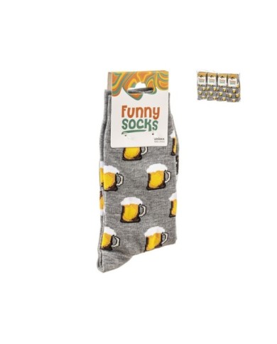 1 PAR CALCETINES CERVEZA