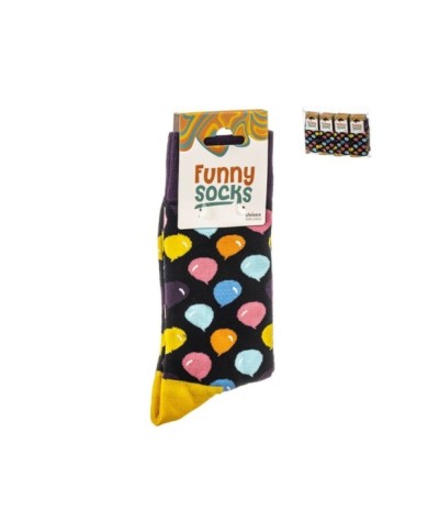 1 PAR CALCETINES GLOBO