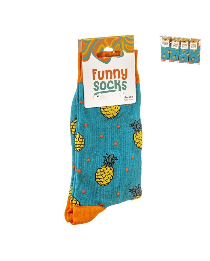 1 PAR CALCETINES PIÑA