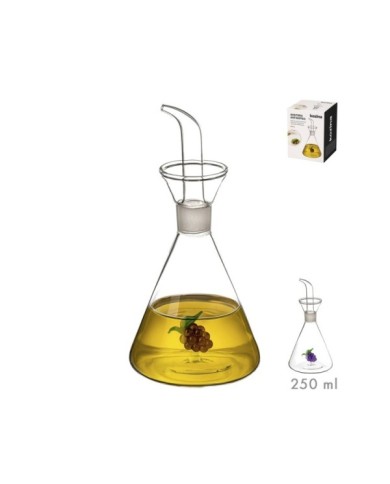 ACEITERA CRISTAL ANTIGOTEO 250  ml RACIMO