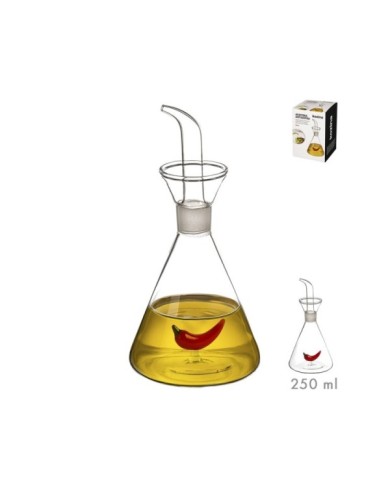 ACEITERA CRISTAL ANTIGOTEO 250  ml CHILI