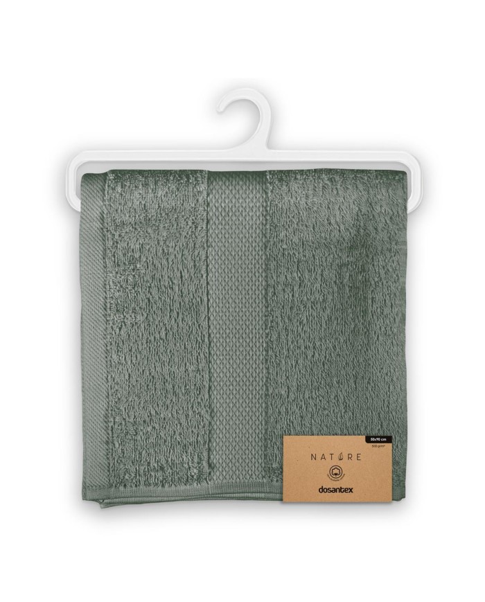 TOALLA LOTUS VERDE KAKI 50cm x 90cm - 500gr/m2